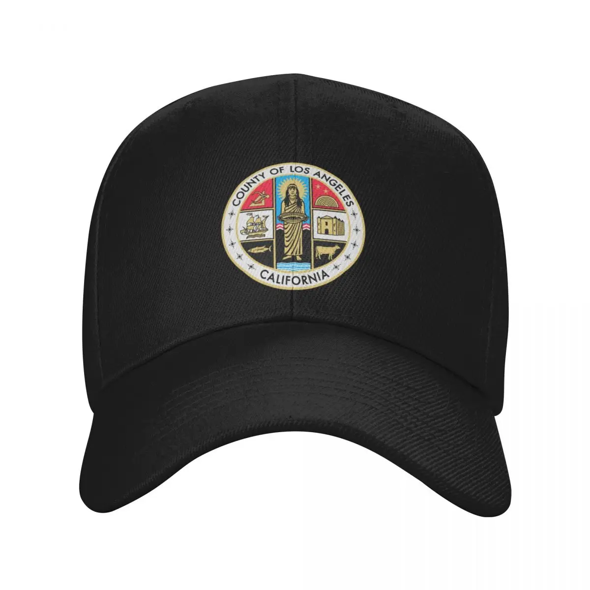 

Seal of Los Angeles County, California, USA Baseball Cap luxury caps Golf Hat Dropshipping summer hat Baseball For Men Women's