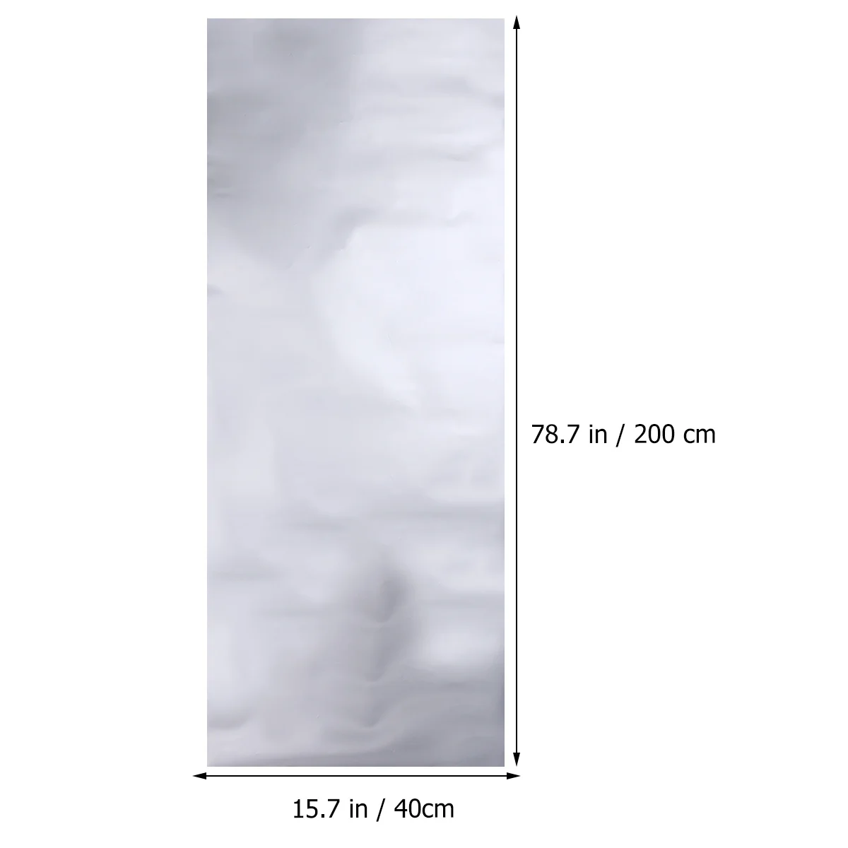 태양 제어 창 필름 실버 그레이 40cm 너비 200cm 길이 열 차단 자외선 차단 창 스티커 홈 오피스 썬 쉴드