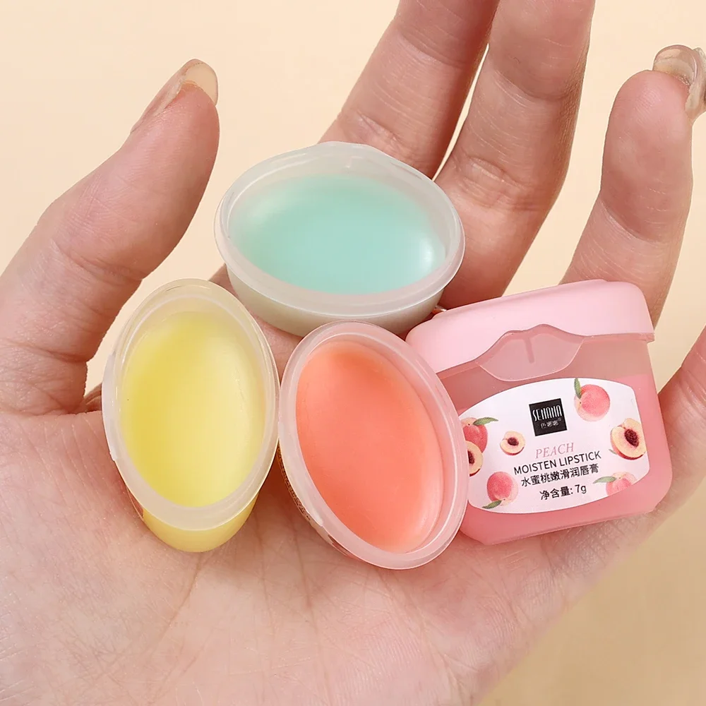 Moisturizing Lip Balm Anti Cracking Lasting Nourishing Repair ริมฝีปากเส้น Jelly Lip Cream ลิปสติกฐาน Hydrating Lip Care แต่งหน้า