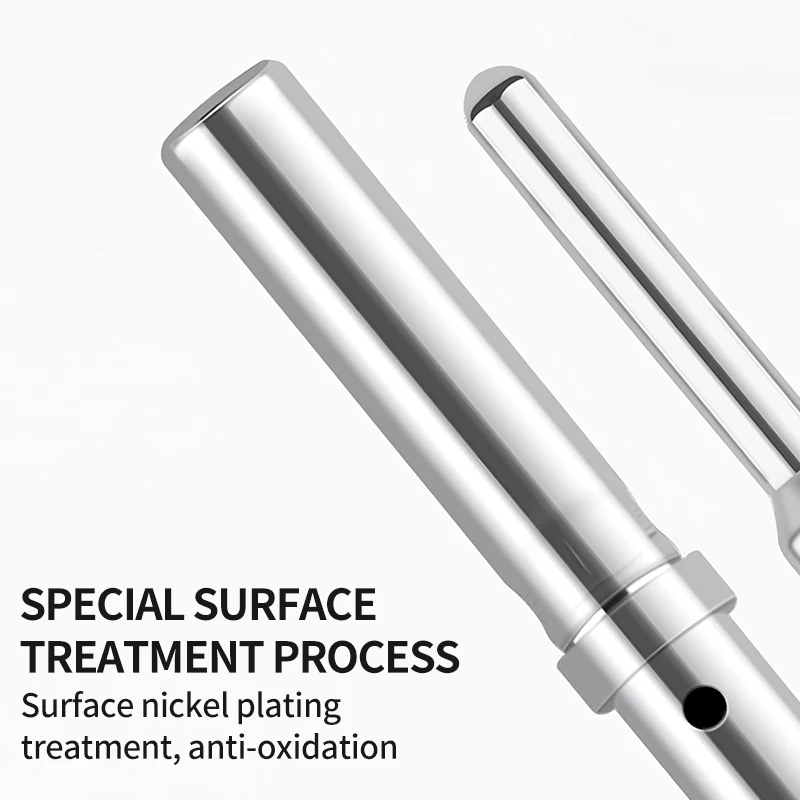 50 قطعة DT 1.5 مللي متر سلسلة دبوس الاتصال 0462-201-16141 0460-202-16141 الفولاذ المقاوم للصدأ 16AWG الألمانية تجعيد الصلبة أنثى ذكر محطة