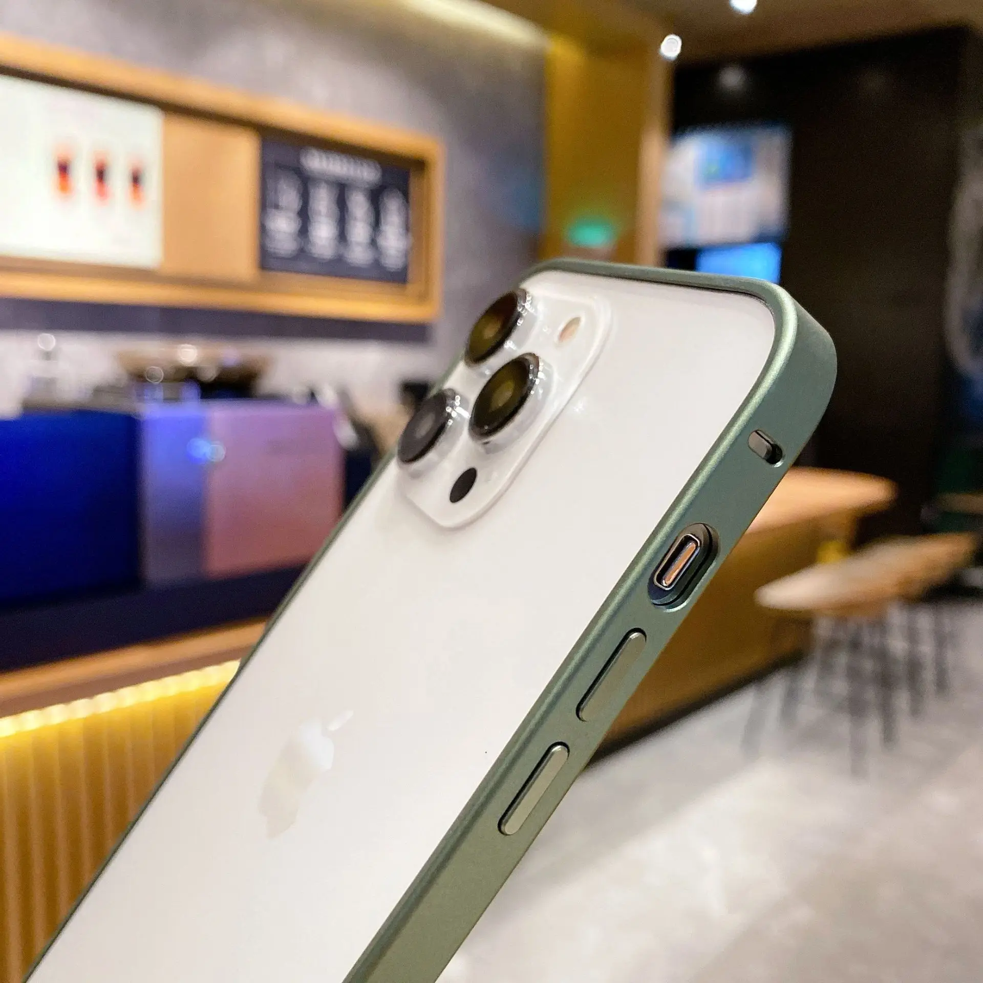Natural Titanium Gray Metal Bumper Case For iPhone 15 Pro Max 14 Plus 13 12 15Pro 14Pro 13Pro 12Pro Aluminum Phone Accessories