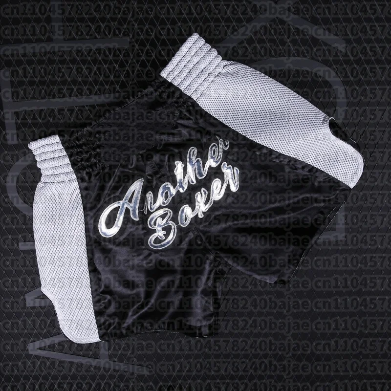 Muay Thai Shorts für Herren, Damen und Kinder, Rosa, Boxtraining, Kickboxen, Atmungsaktive MMA-Shorts, Kampfsport-Bekleidung – Detail 6