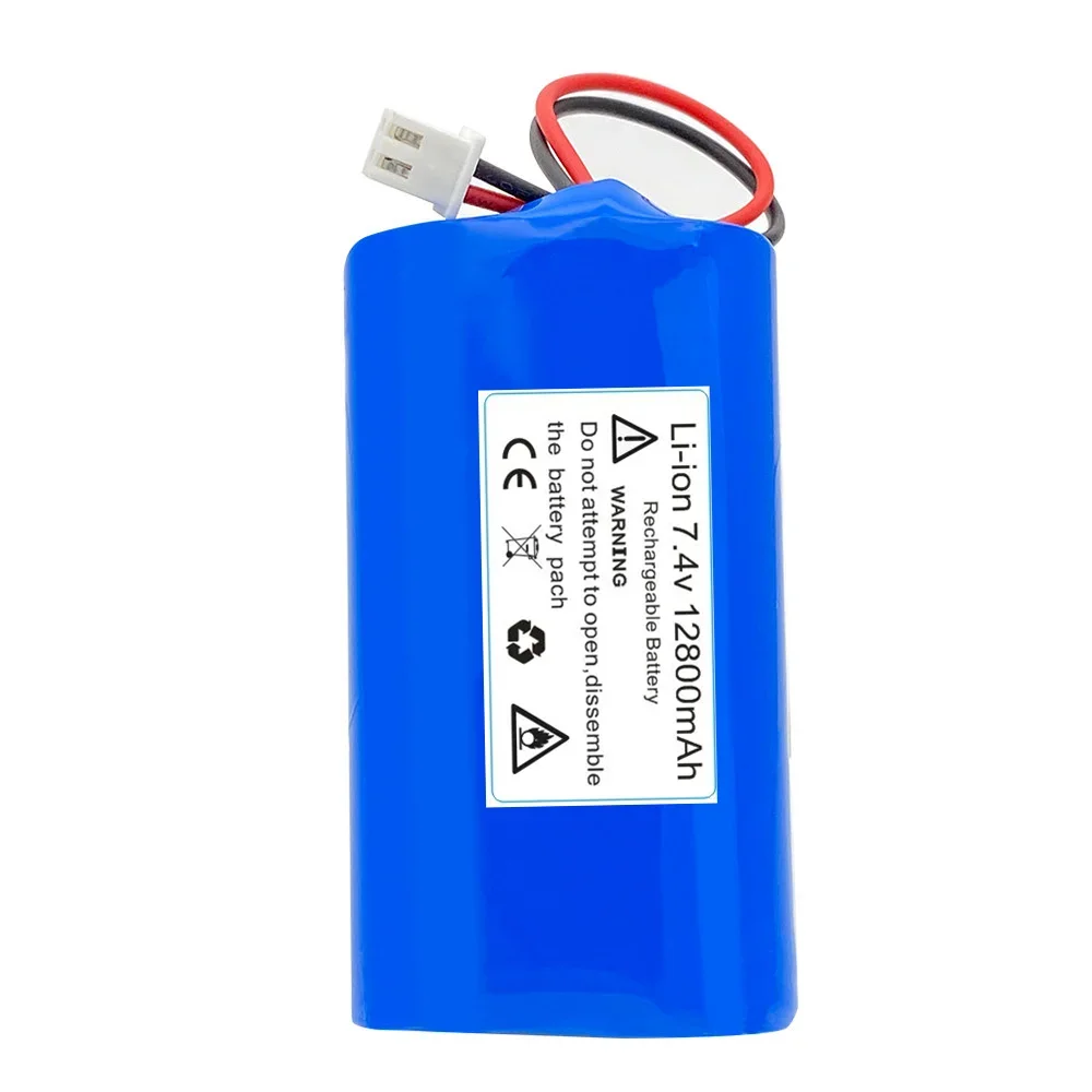 100% oryginalna bateria litowa 18650 7,4 V 12800 mah pakiet baterii megafon płyta ochronna głośnika