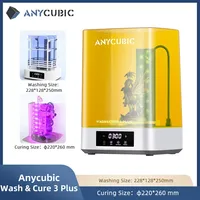 ANYCUBIC Wash & Cure 3 Plus Curing and Washing Machine For SLA LCD Resin 3D Printer Cleaning Size 228*128*250 mm