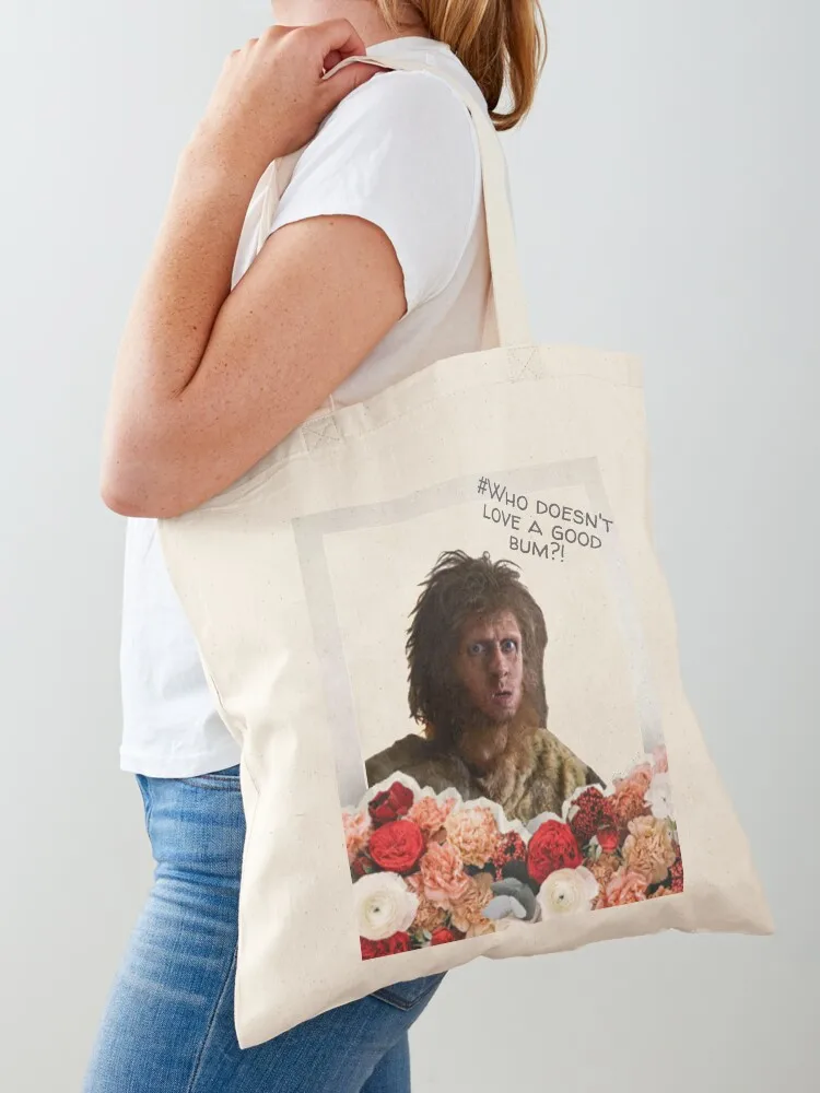 

Robin the caveman Bbc Ghosts Tote Bag hand bags Women bags Shopper handbag reusable shopping bags