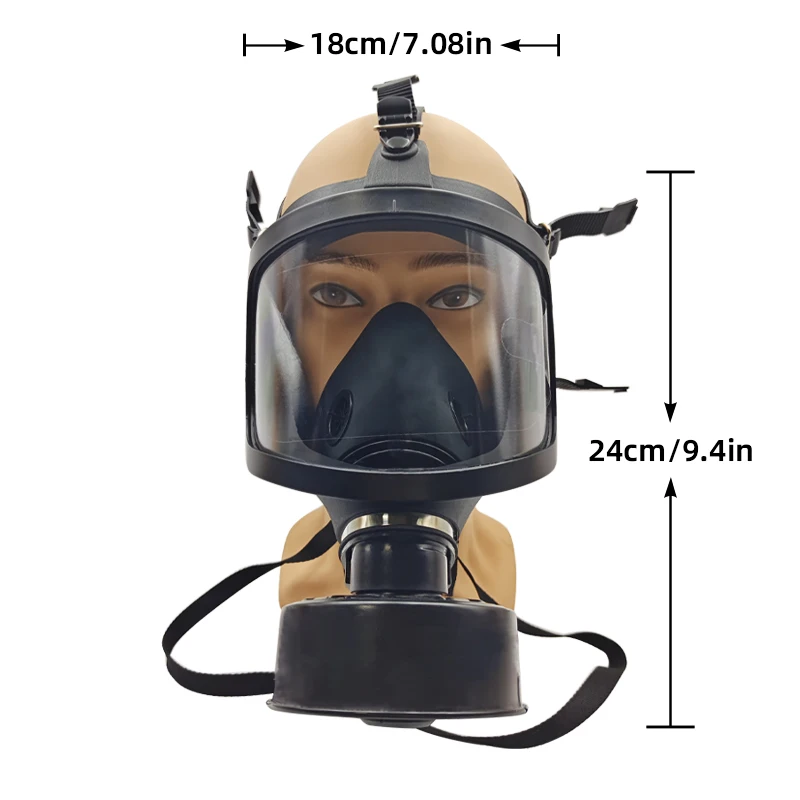 MF14/87 type gas mask full face mask chemical respirator filter self-absorption stimulation mask nuclear pollution protection