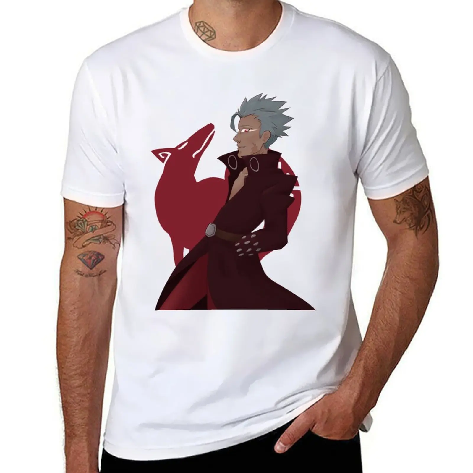 

Fox Sin Ban - Nanatsu no Taizai T-Shirt cotton t shirts high quality funny t shirts man T-Shirt