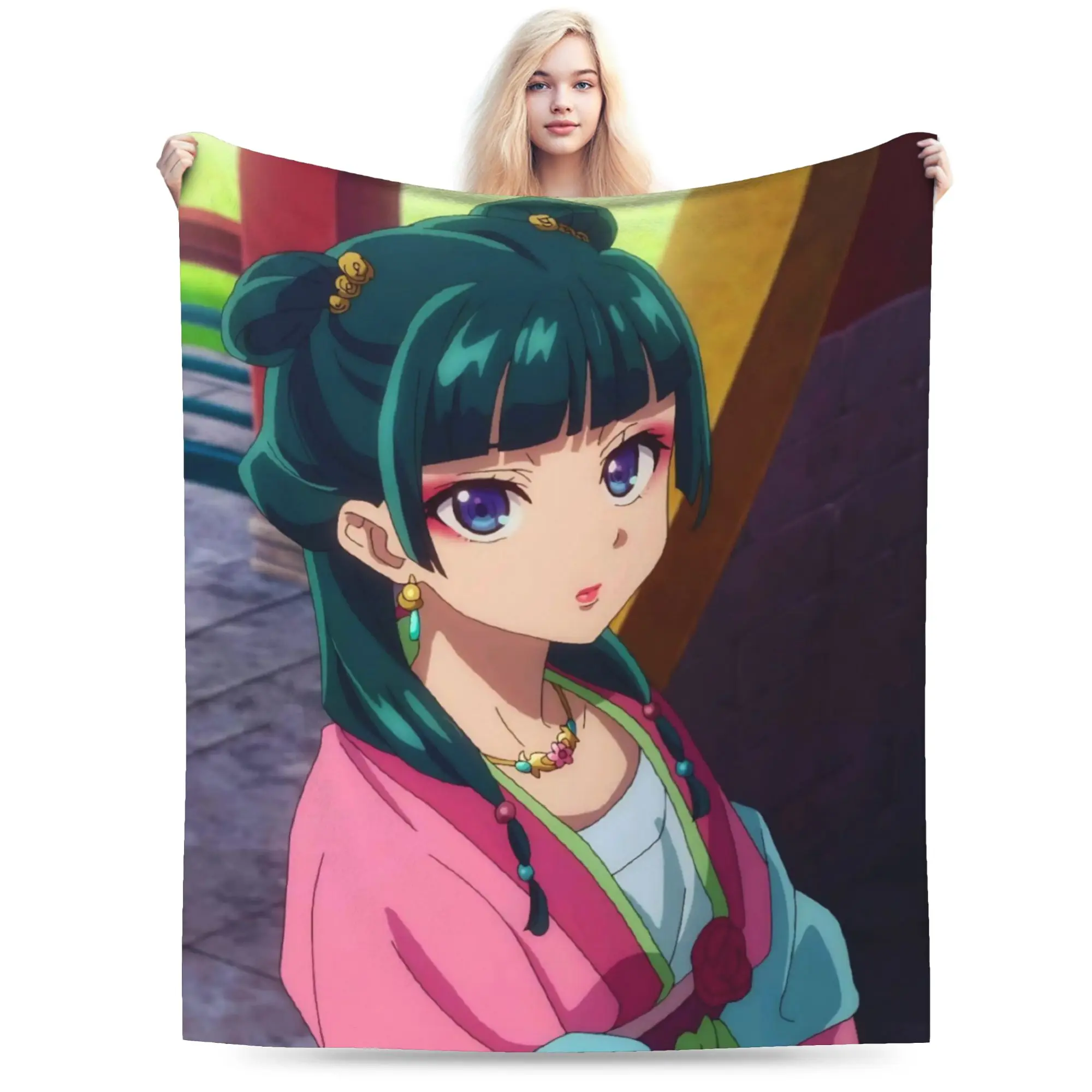 The Apothecary D-Diaries Maomao  Blanket Lightweight Warm  Throw Blankets for Couch 50x60 Inches Multiple Sizes Bedspread