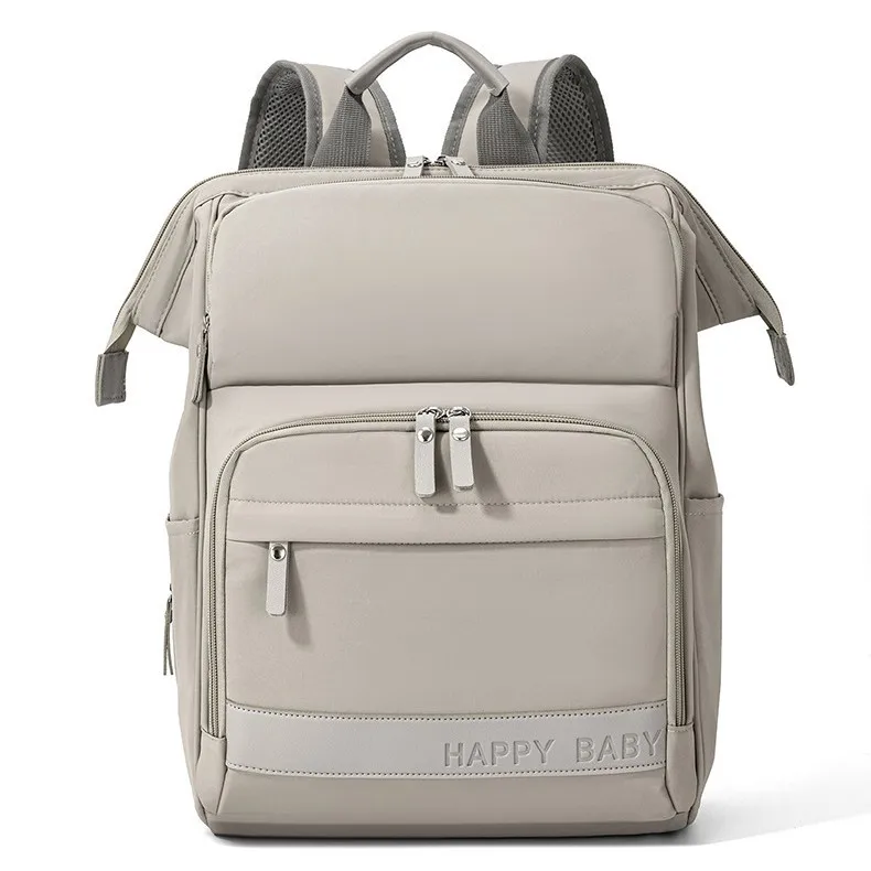 حقيبة حفاضات المومياء ذات سعة كبيرة حقيبة الحفاض المواد حقيبة يد للطفل حقيبة سفر خارجية للعناية بالطفل حقيبة ظهر للسفر للأطفال #5