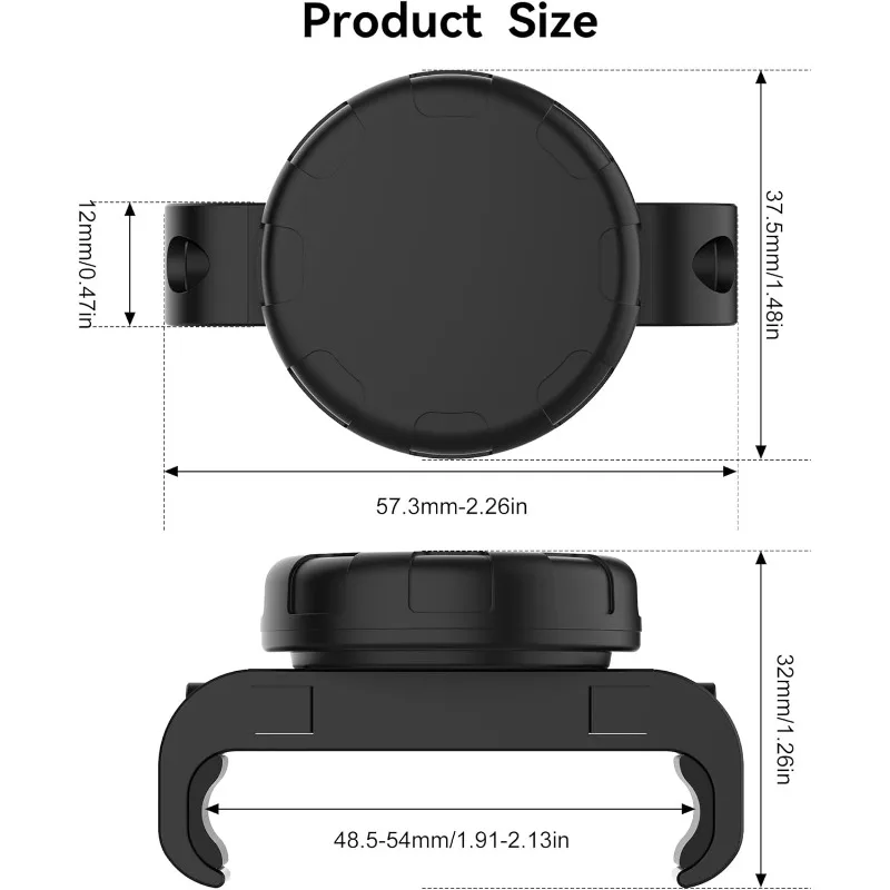 Universal Bike Tracker Holder GPS Bracket for Airtag Anti Theft Bicycle Positioner Cycling Security Accessory