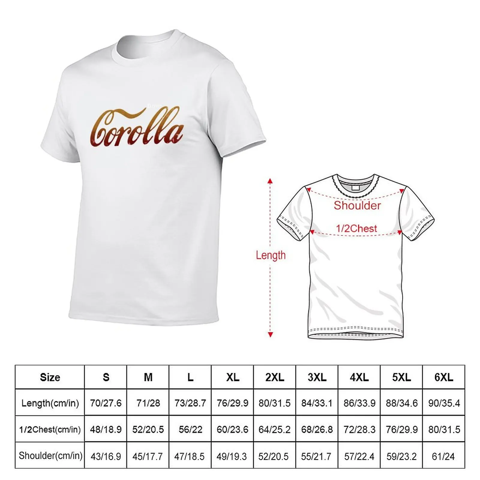 Drive Corolla T-Shirt t shirts for man pack white t shirt for man T-Shirt
