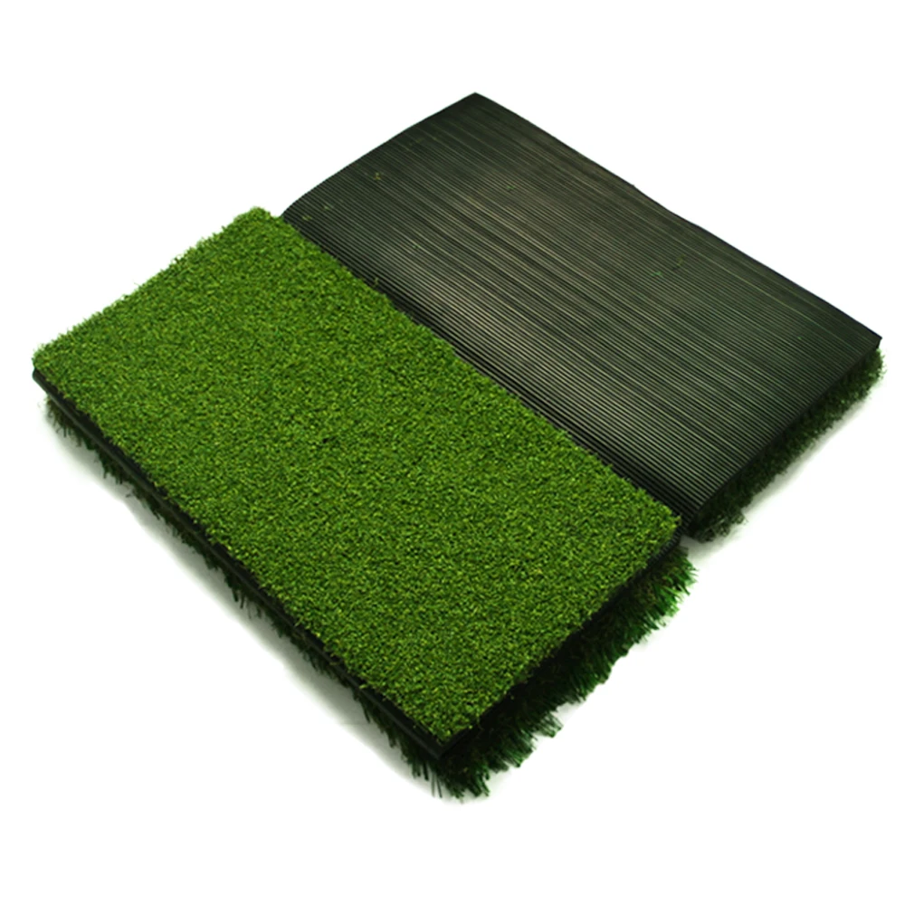 Golf Hitting Mat,3-in-1 Foldable Grass Mat- Practice Tri-Turf  Swing Detection Aid Batting Mat for Backyard for Golf Training