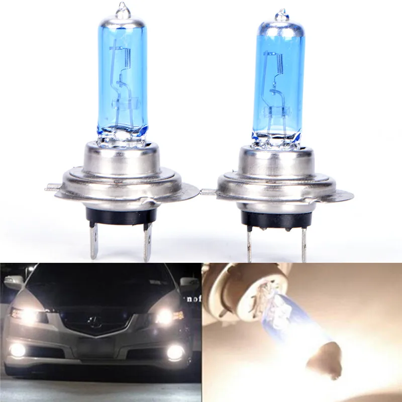 Charm White H7 100W LED Halogen Car Driving Headlight Fog Light Bulbs 12V New