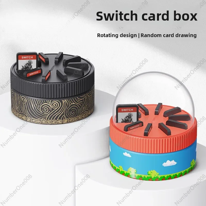 Switch Rotating Card Box Ns Cassette Storage Box Game Card OLED/lite Card Slot Storage Creative Peripheral Accessories Large Cap