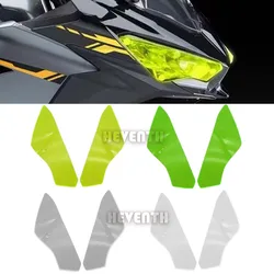 For Kawasaki Ninja 400 ZX-4R ZX-4RR ZX25R ZX6R Acrylic Plastic Front Headlight Sheet Screen Lens Cover Protector Guard Accessory