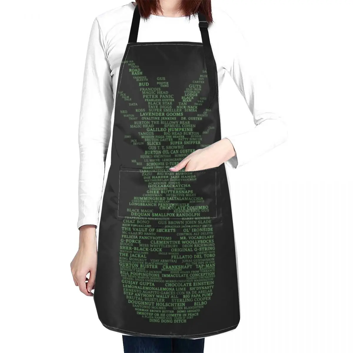 Psych Pineapple Gus Nicknames Apron Chef Uniform For Men Restaurant Kitchen Equipment Sexy For Women Apron