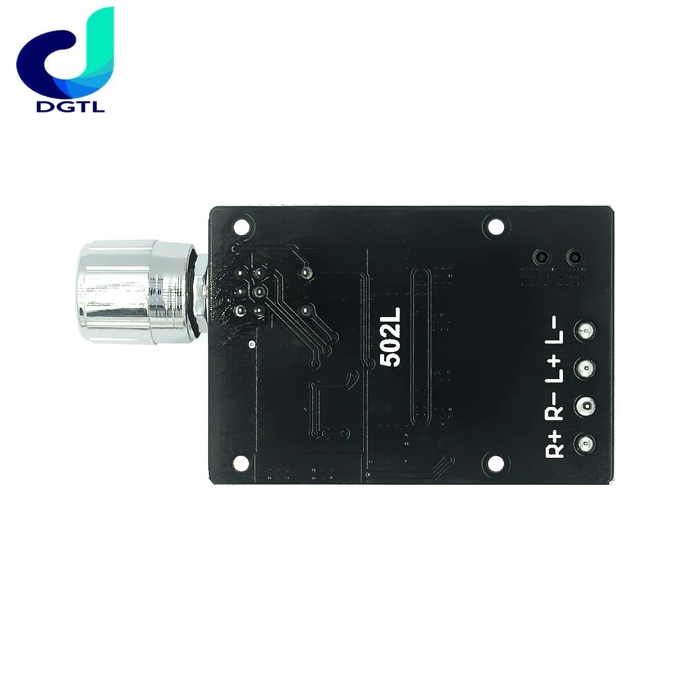 ZK-502L MINI Bluetooth 5.0 DC 5-24V Wireless Audio Digital Power amplifier Stereo board 50Wx2 Bluetooth Amp Amplificador