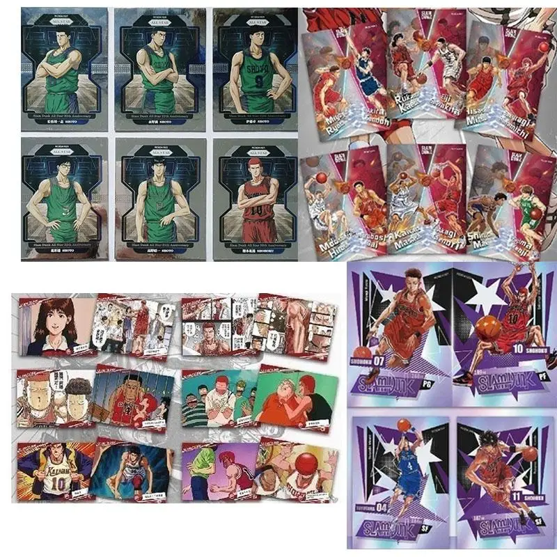 Anime Slam Dunk Sakuragi Hanamichi Toru Hanagata Game Collection Rare Cards Children's Toys Boys Surprise Birthday Gifts