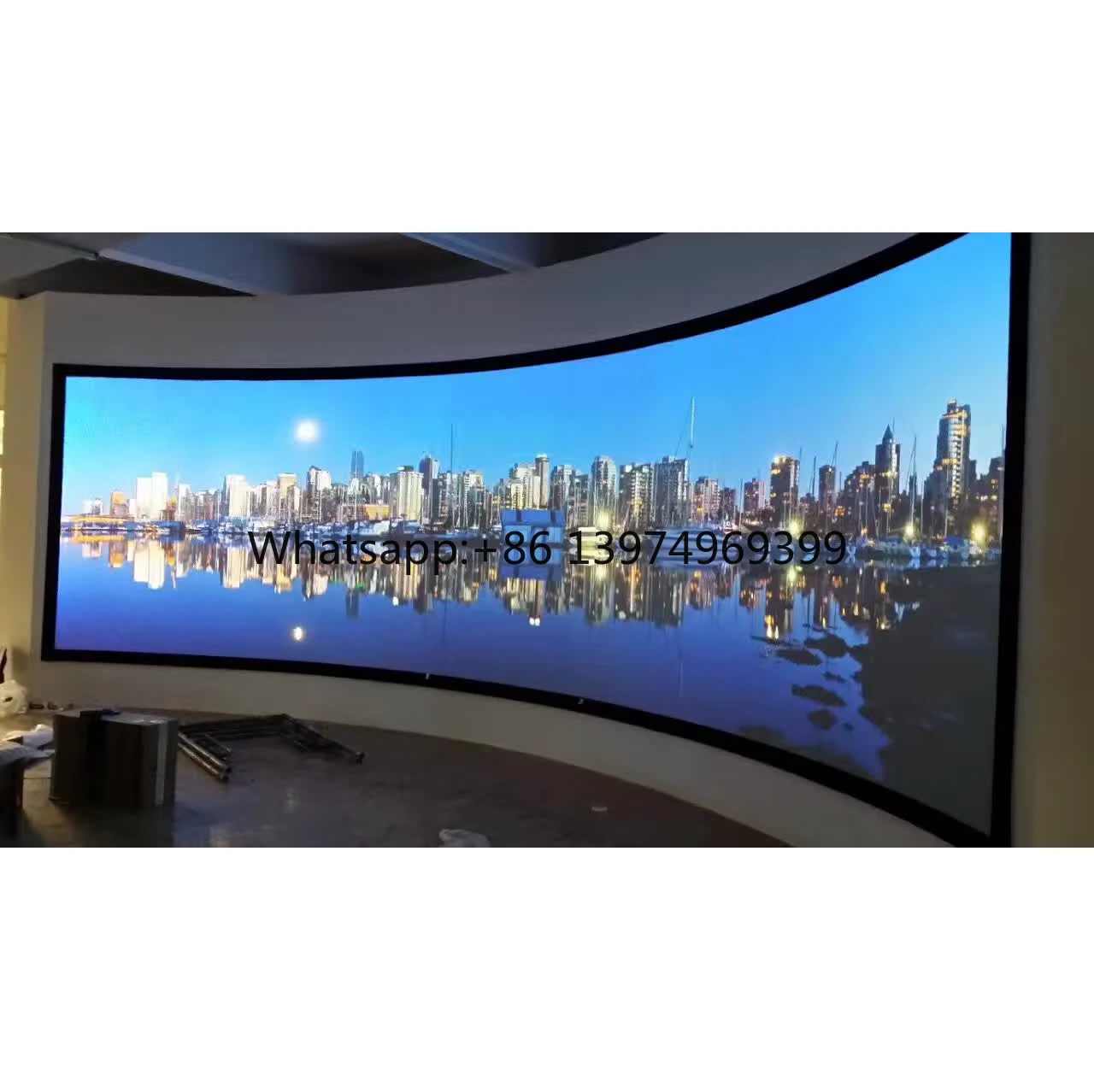 SMX Cylindrical Screen Simulation Simulator 180 Degrees Curved Projection Screen System