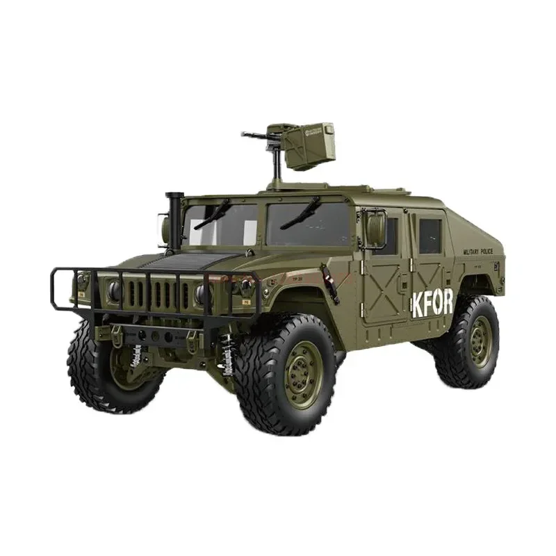 Modèle de voiture de simulation de camion RC pour adultes et enfants, voiture télécommandée, véhicule tout-terrain américain Hummer Inoler, cadeaux jouets, RS, HG P408, 1/10