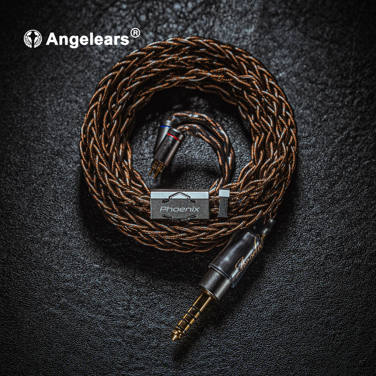 Angelears Phoenix-Type 4S Litz 6N Mono-Crystalline Cu + SPC كابل سماعة أذن مطور