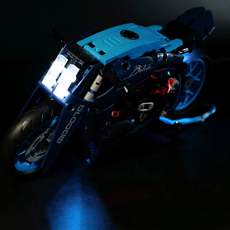 Kit de luz LED para LEGO 10217, coche de carreras, motocicleta, vehículo urbano, regalo DIY (no incluye bloques de construcción, Kits de ladrillos, juegos de modelos)