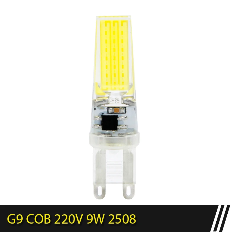 G4 LED COB Lamp Dimbaar 6W 9W COB LED Lamp E14 AC/DC 12V 220V Lampada LED G9 COB Spotlight Kroonluchter Verlichting Vervangen Halogeen