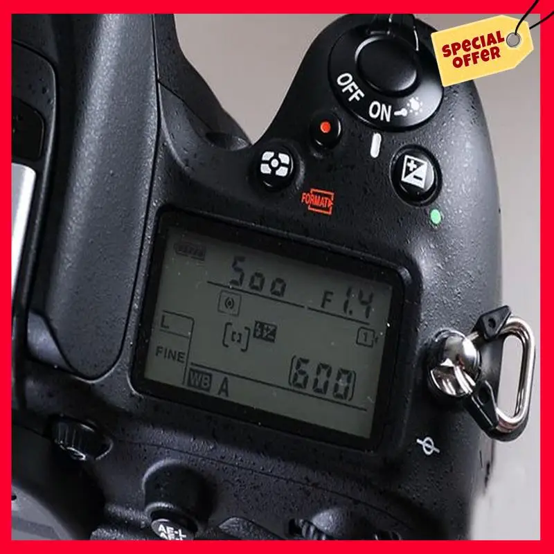 -A25M 4-delige camerariemgesp Gesplitste driehoekige ring Vervanging Duurzame riemhaak voor schouderbanden voor digitale camera's