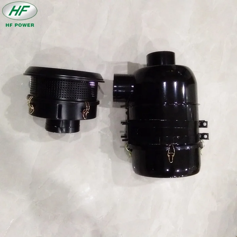 Industry fresh oil bath element air filter housing box assembly for cold manufacturing system for Deutz F8L413F diesel engine