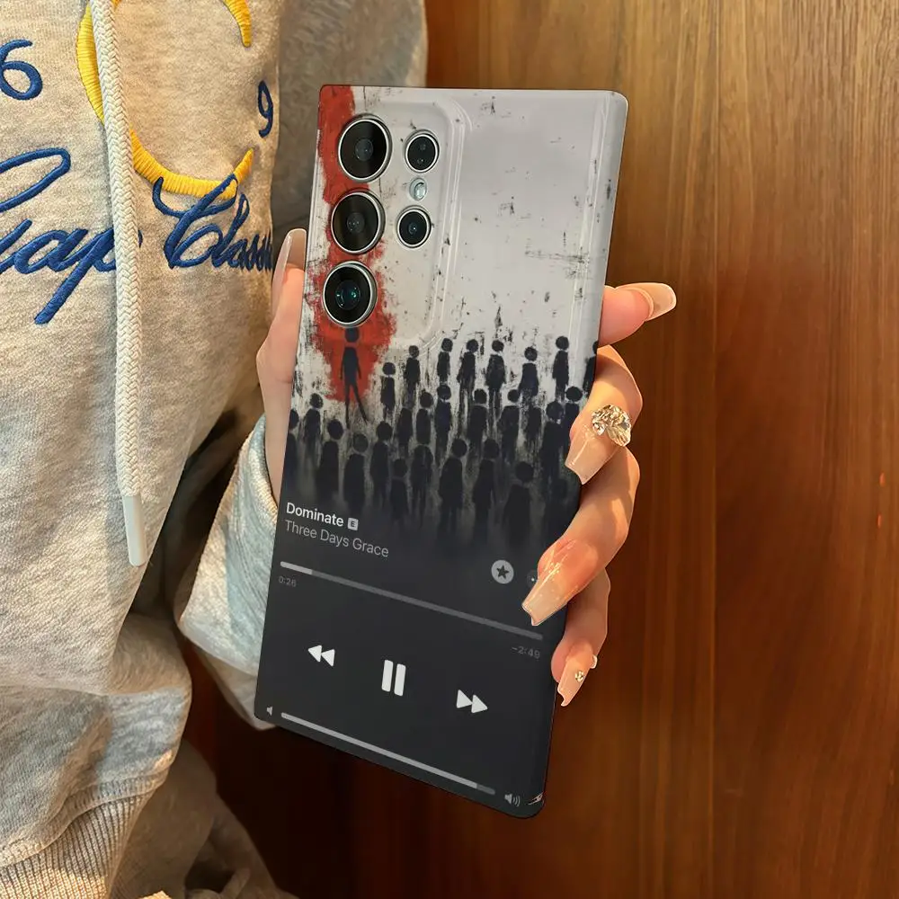 T-Drie Dagen Grace Telefoon Case Voor Samsung S25 Shell Galaxy S24 Ultra 23 plus S22 21 A56 36 glanzende Film Hard PC Cover
