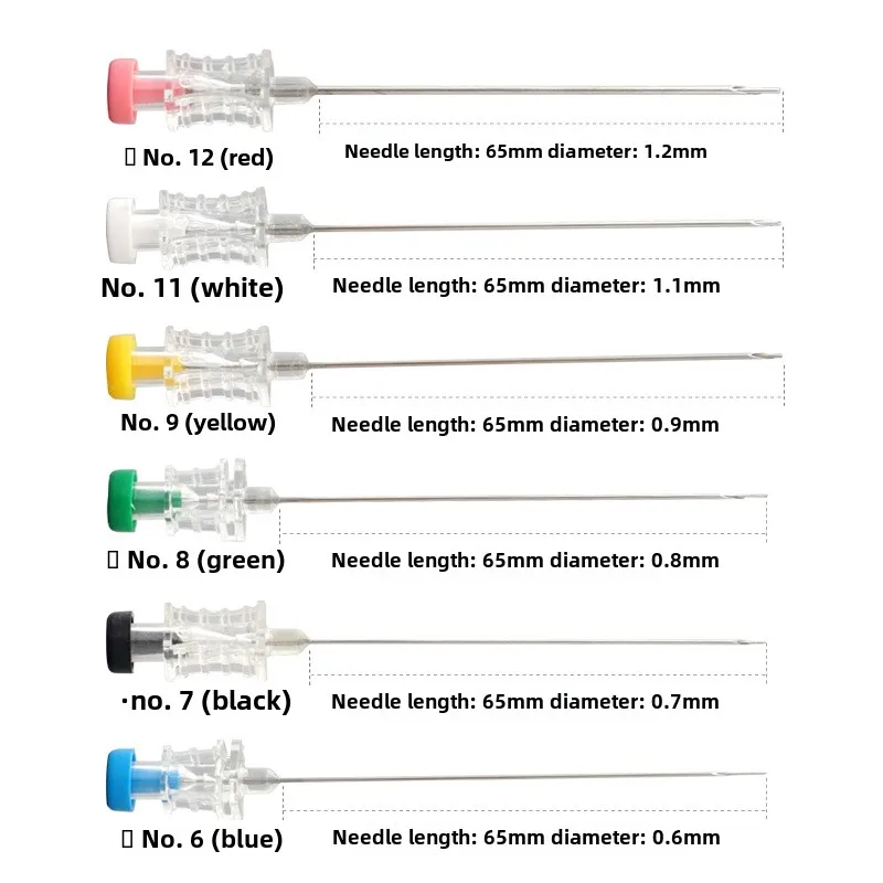 

50pcs Disposable Sterile Independent Packaging Acupuncture Massage Sterile Catgut Embedding Needle Graduated Acupoint Needle