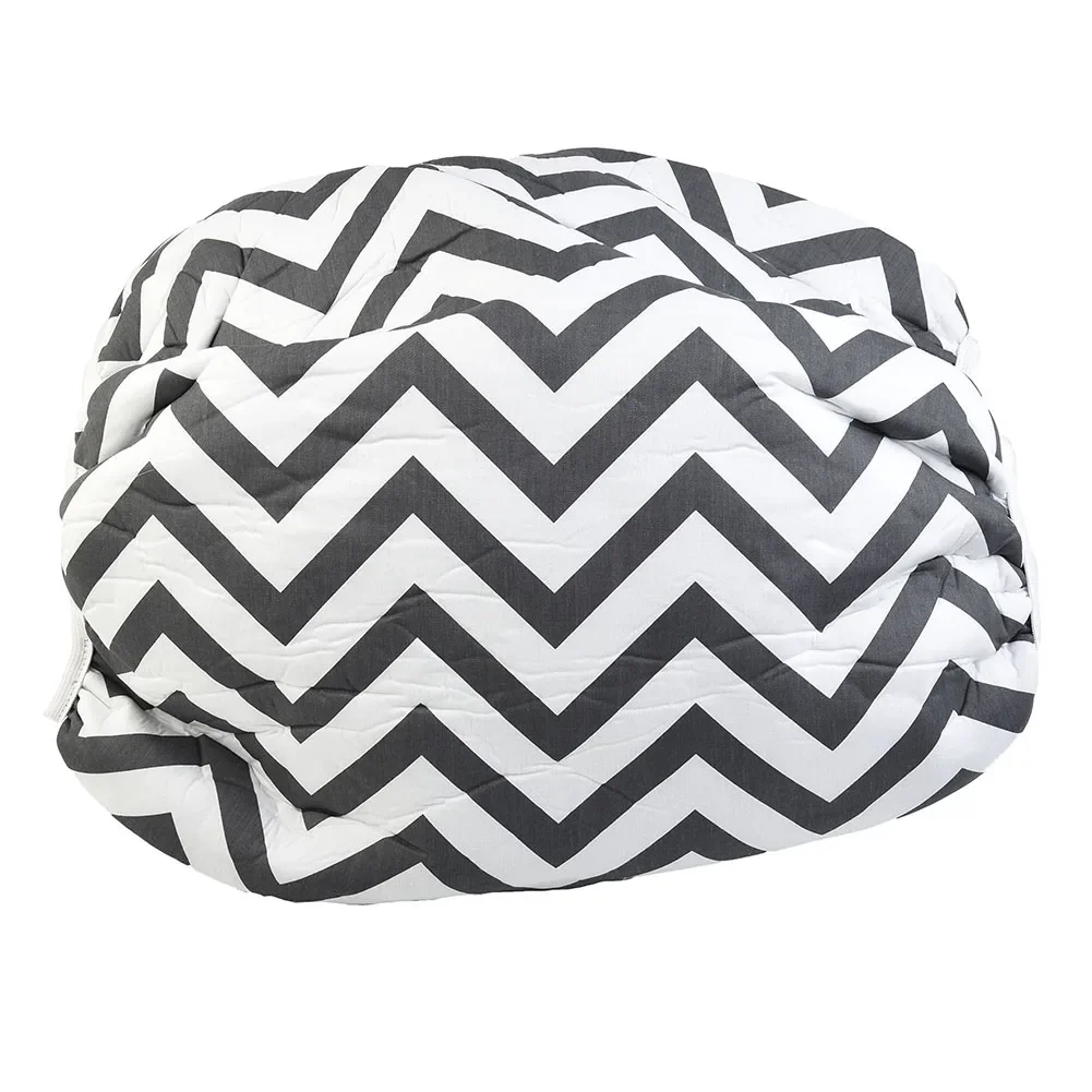 Funda de tela de algodón resistente a rayas para planchas de planchar, resistente al calor y características efectivas, diseño de borde elástico de 150x50cm