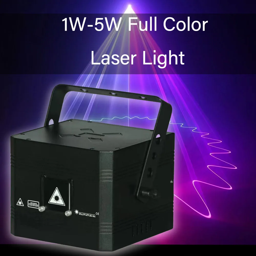 Yuer 1W 2W 3W 5W Rgb Laserstraal Scanner Projector Dj Disco Podium Verlichting Effect Prom Bruiloft Vakantie Bar Club Dmx Licht