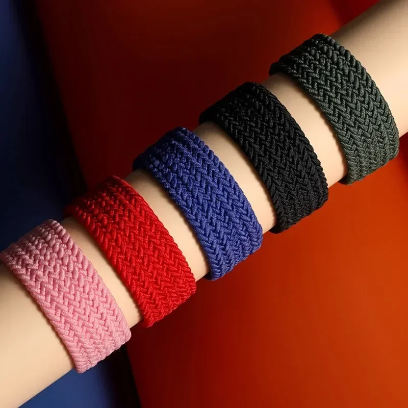 Braided Solo Loop Band For Redmi Watch 5 Active/ Lite Nylon Correa Strap For  Xiaomi Watch S4 Watch 20/22mm Bracelet Accessorie