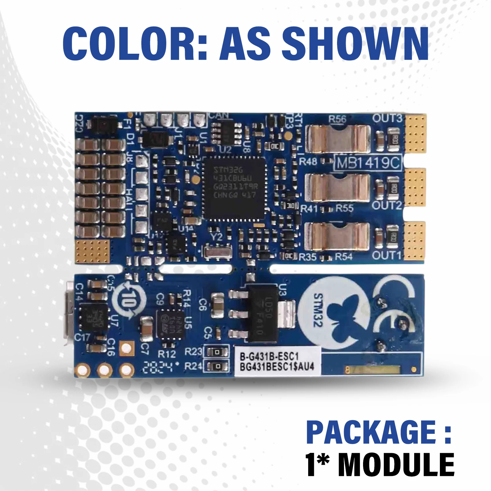 

Плата разработки A37T-B-G431B-ESC1 STM32G431CBU6 с модулем для наборов для тестирования