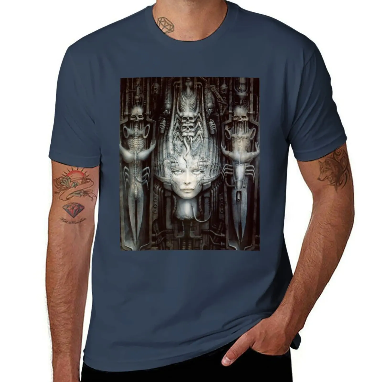 

H.R Giger - Li 1 - Art Classic T-Shirt t shirt man designer cotton tshirt 100% essential t shirt T-Shirt