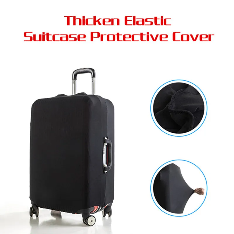 BUCHNIK Solid Luggage Protective Cover Stretch Fabric Suitcase Protector Baggage Dust Case For 18 To 30 Inch Travel Accessories