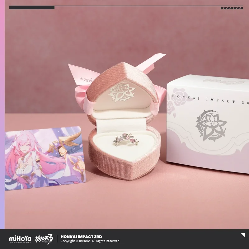 Sunsyea Honkai Impact 3rd Official Merch miHoYo Original Authentic Elysia Oath Ring