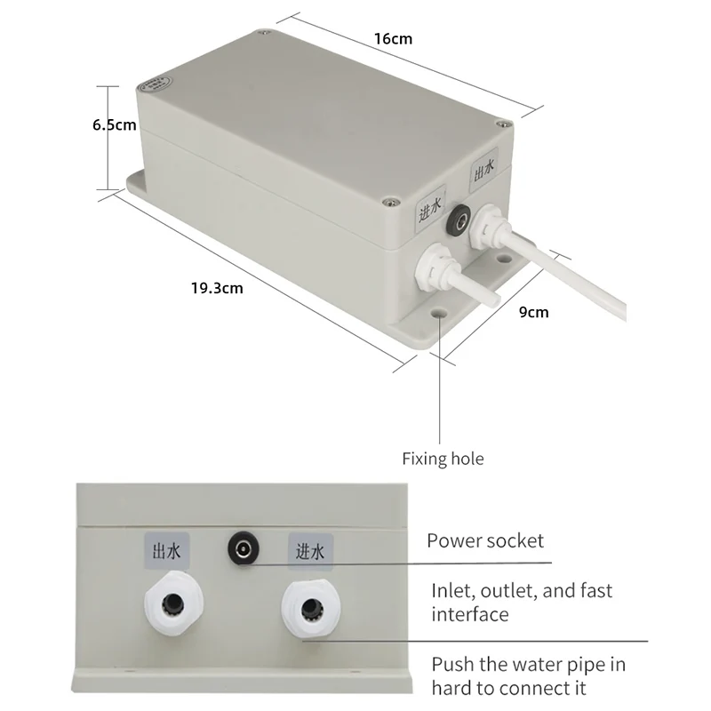 Bomba de agua eléctrica para cocina, grifo automático de 12V, 1,5 L/ min, para caravana, autocaravana, barco