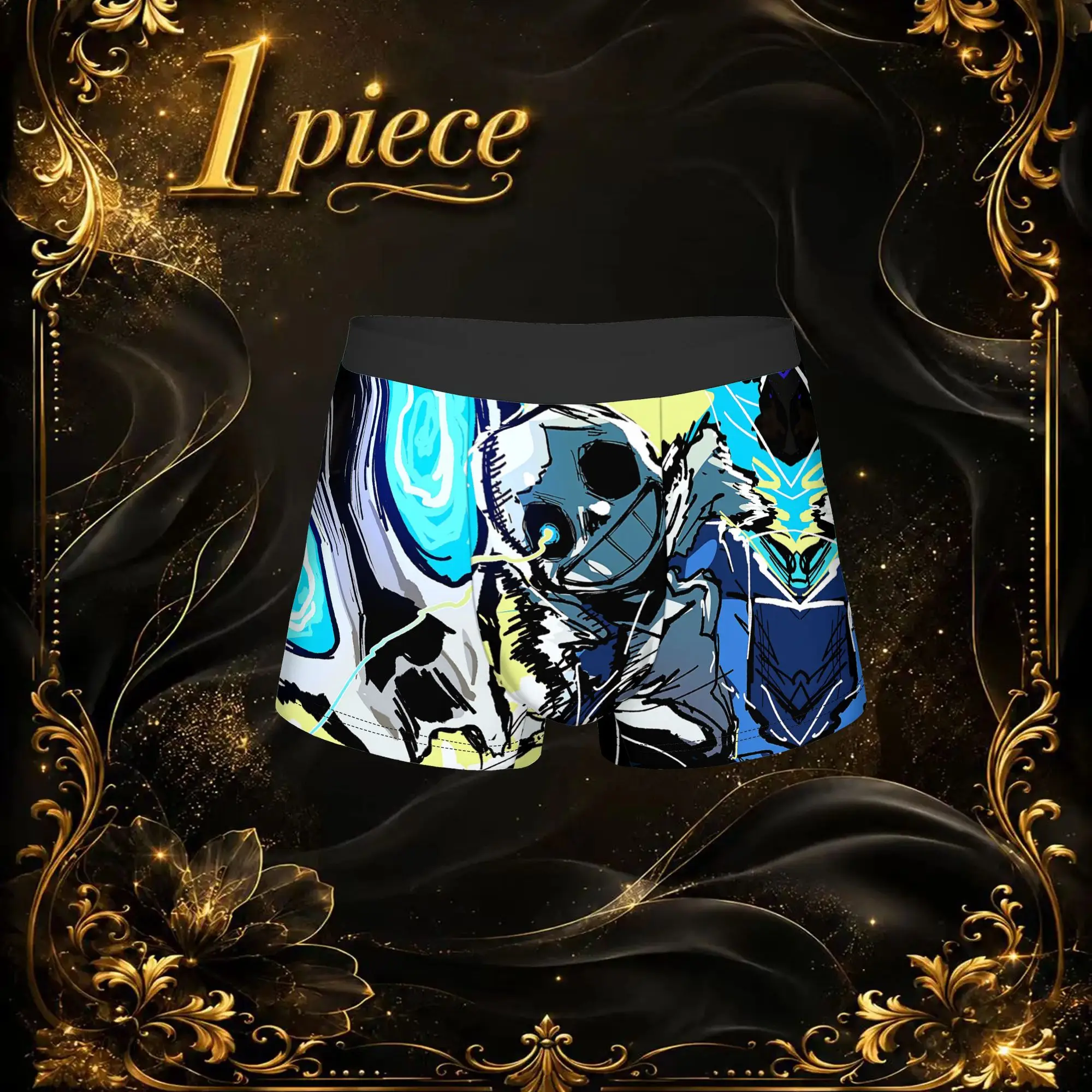 1pc Popular Undertale Anime Pattern boxers Game Lover Novelty Panties Men's Underwear Ventilate Shorts Boxer Briefs