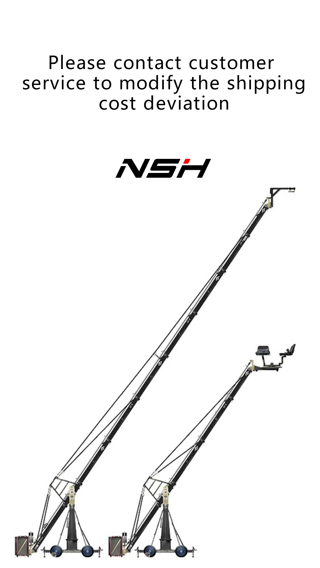 NSH Heavy Duty Camera Crane Rocker Arm Other Camera Accessories For Video Shooting grip equipment film