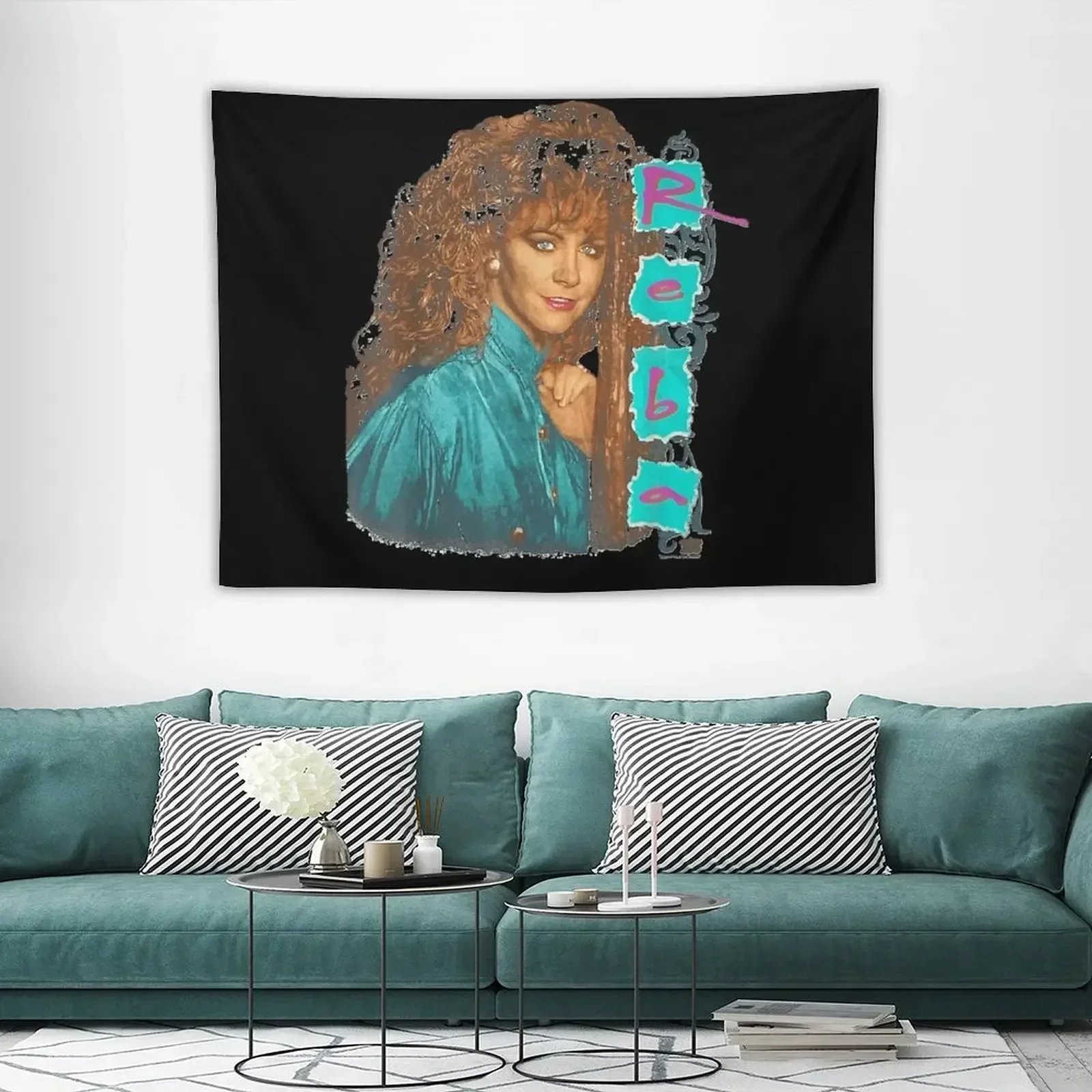 

Vintage Rebas Design Arts McEntires Outfits American Singers Tapestry Korean Room Decor Home Decorating Art Mural Tapestry