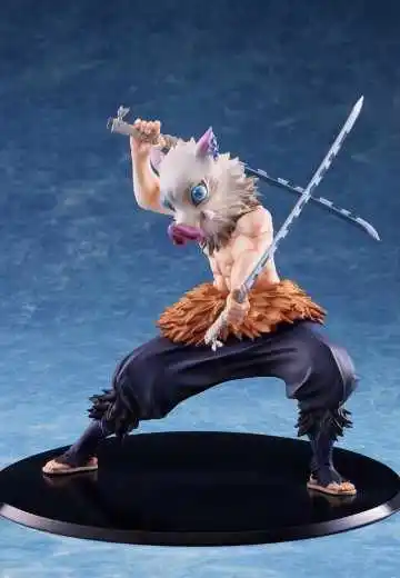 Bandai – figurine originale Demon Slayer, Hashibira Inosuke, modèle de jouets pour garçons, cadeaux, boîte originale, figurine d'action