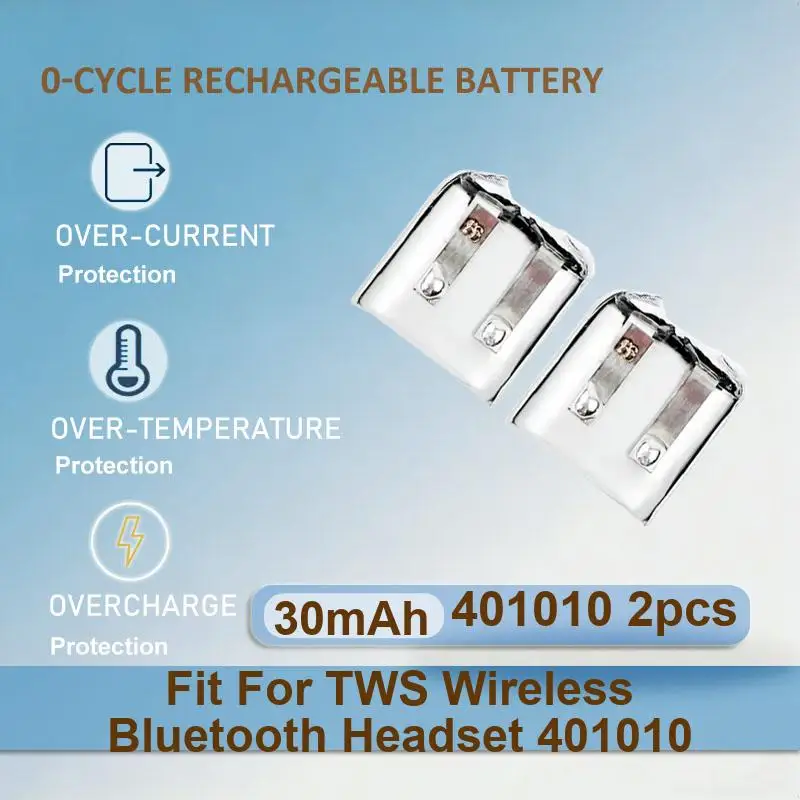 Battery Fit For TWS Bluetooth Headset I7 I9S i10 I12 MP3 MP4 GPS Toy Wireless 501010 501012 i8 i9 3D Glasses 400909 401010
