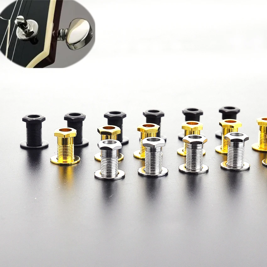 1 Set ( 6Pieces ) Guitar Machine Heads Tuners  Nuts/ Bushings/Ferrules and Washers