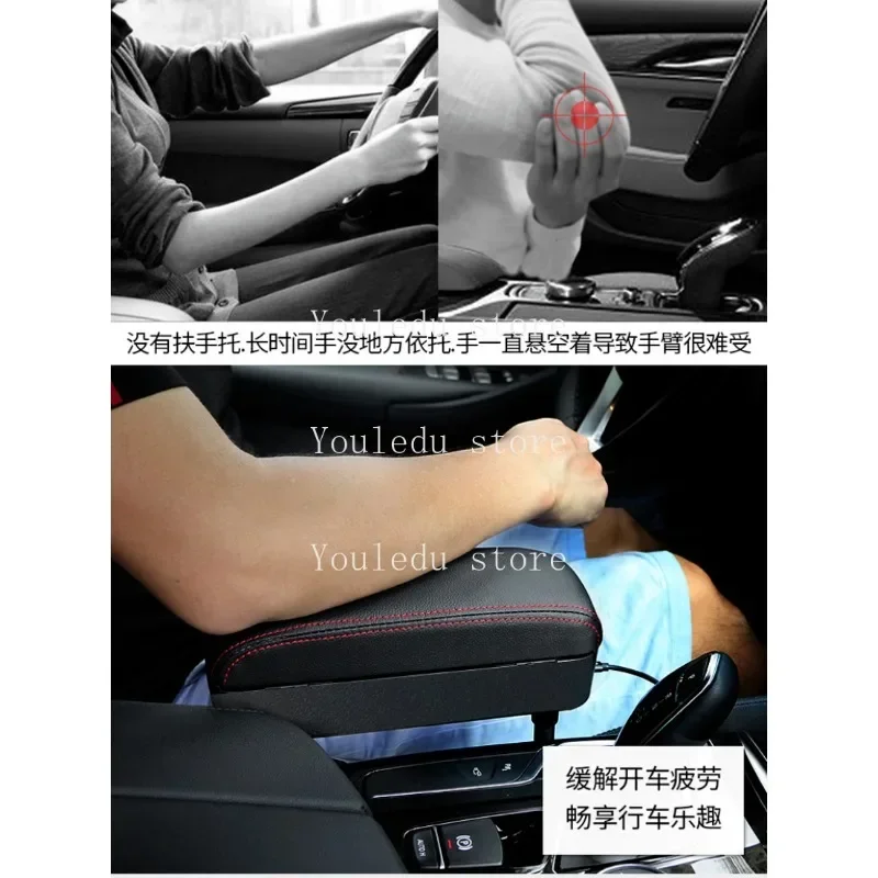 Universal Car Armrest Box Elbow Support Adjustable Car Center Console Arm Rest Car Styling Auto Seat Gap Organizer Arm Rest 1pc