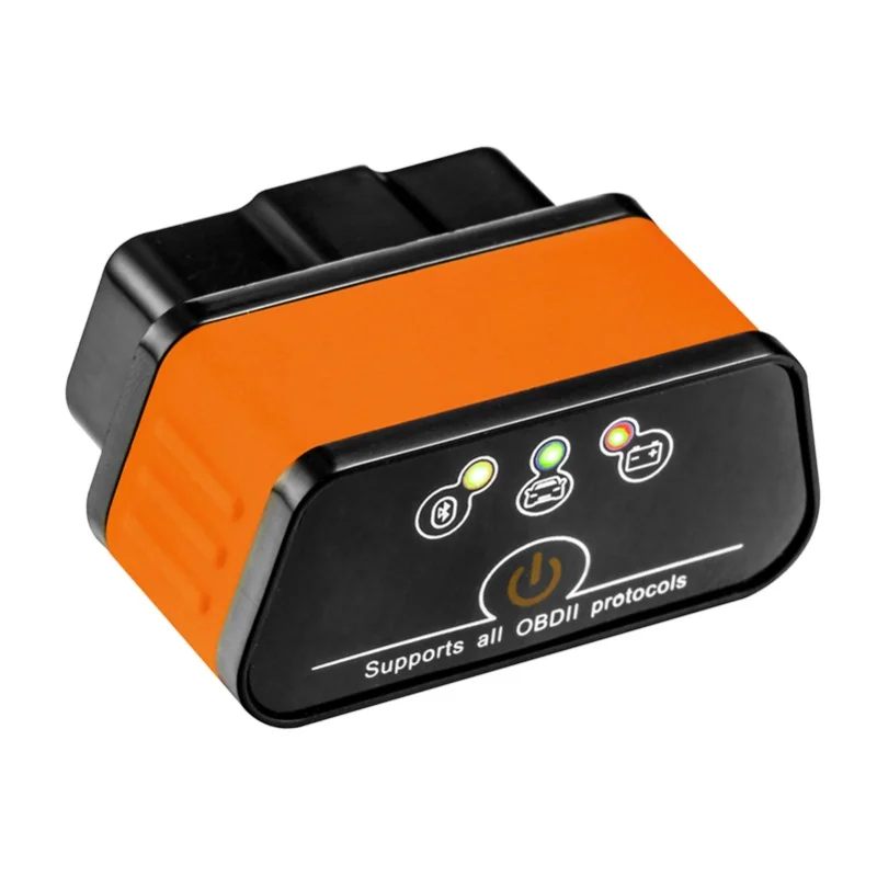 KONNWEI OBDII Mini BT3.0 Car Auto Diagnostic Scan Tools Compatible With Android Windows PC (Red White)  KW903