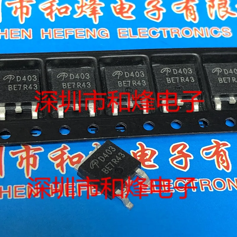 Original 6PCS/lot D403 AOD403   TO-252  -30V -85A Voltage regulator integrated circuit In stock