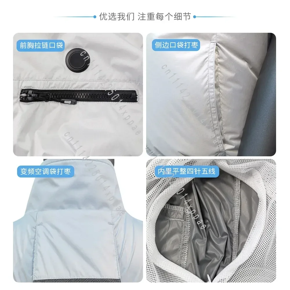 Semiconductor Air Conditioner Clothing Cooling Vest Sunscreen Clothing Fishing Vest Summer