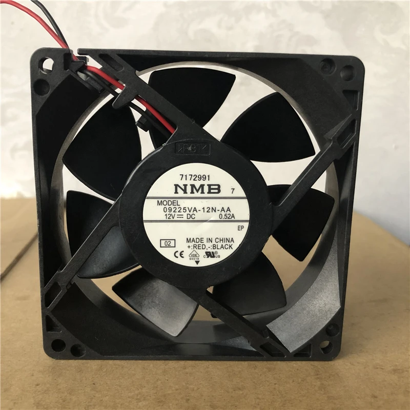 NMB 09225VA-12N-AA 12 0.52A 2-wire inverter cooling fan air blower